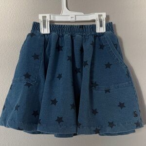 Joules Girls Star Print Skirt with Pockets Sz 5 years